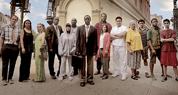 A photograph of the cast from the film Home