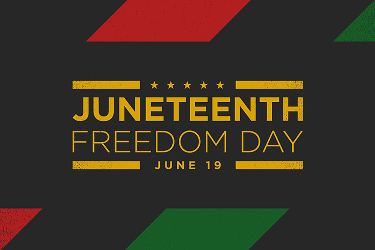 Juneteenth freedom day banner