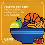 Practice self-care graphic